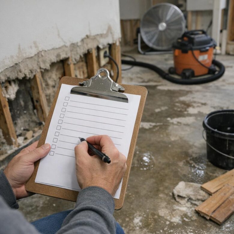 What to Do After Water Damage: Step-by-Step Homeowner Checklist